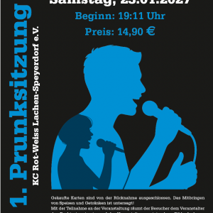 Karte 1. Prunksitzung - 31.01.2026