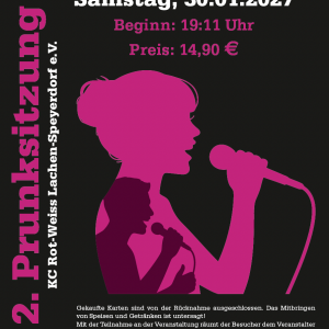Karte 2. Prunksitzung - 07.02.2026
