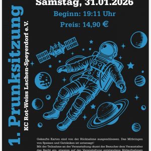 Karte 1. Prunksitzung - 31.01.2026