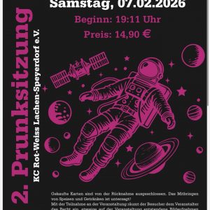 Karte 2. Prunksitzung - 07.02.2026