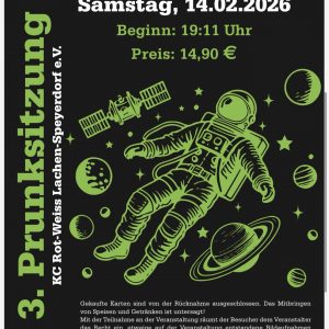 Karte 3. Prunksitzung - 14.02.2026